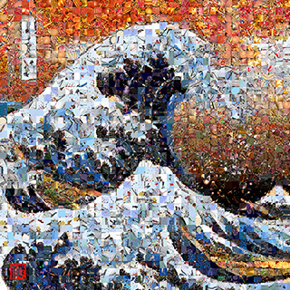 
祭・百景借景「神奈川沖浪裏」
Matsuri・Hyakkei Shakkei Kanagawa oki nami-ura(The Great Wave off Kanagawa)