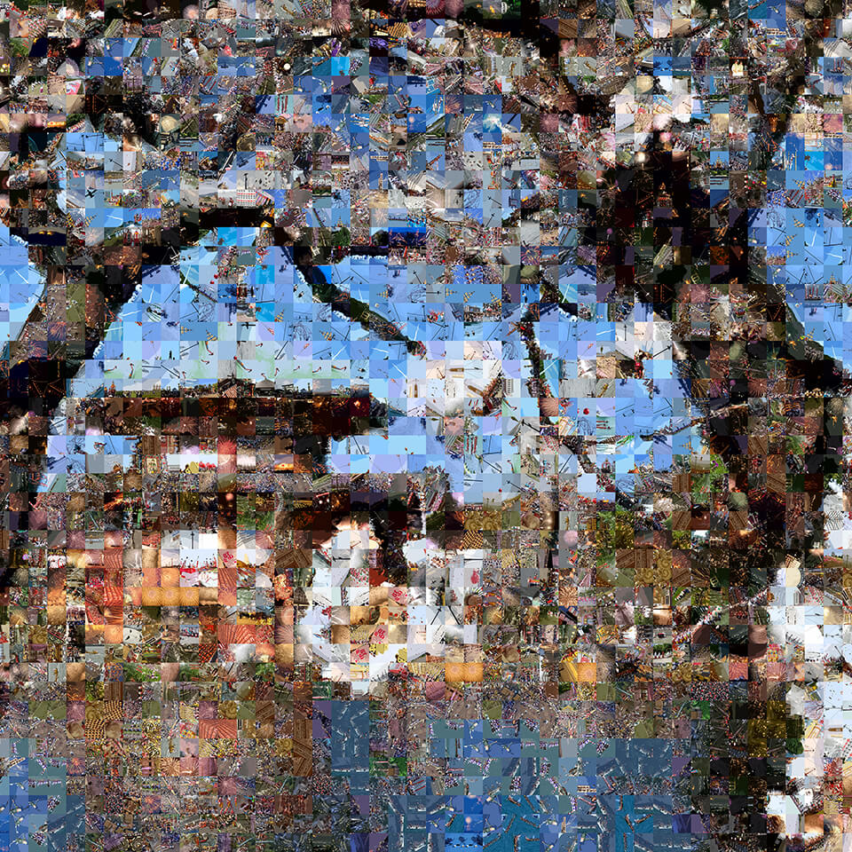 祭・百景借景「神々のかたち（桜・辯天堂・不忍池）」　Matsuri・Hyakkei Shakkei “Figures of Gods(The cherry-trees blossom・Benten-dō Temple・Shinobazu no Ike)”
