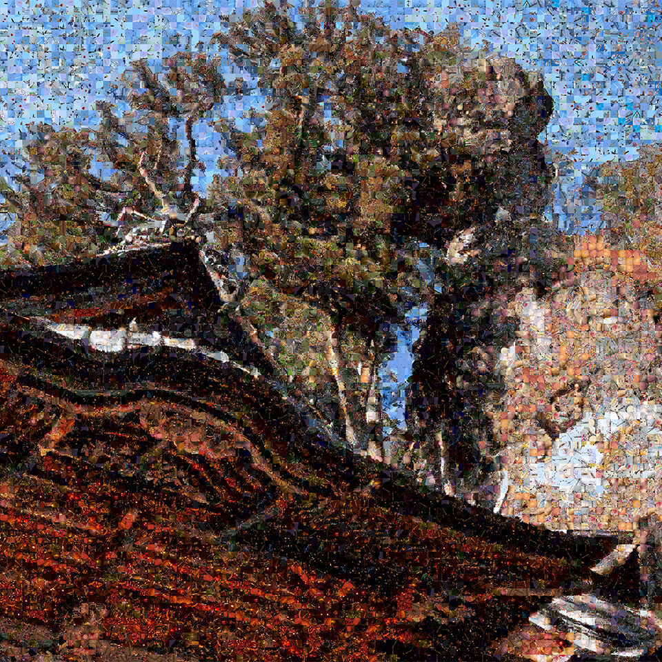 祭・百景借景「神々のかたち（榛名神社 本殿と御姿岩）」　Matsuri・Hyakkei Shakkei “Figures of Gods (Haruna Shrine・Main Shrine and Mizugata Rock)”
